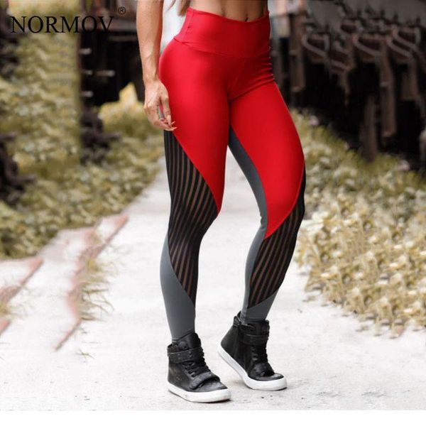 women's leggings normov women high waist fashion mesh stitching fitness slim stretch running bodybuilding pants, Black
women's leggings normov women high waist fashion mesh stitching fitness slim stretch running bodybuilding pants, Black