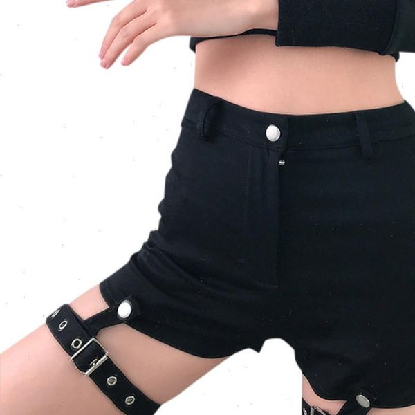 shorts women high waist gothic leather buckle bandage denim black hollow nightclub party summer short js5, White;black
shorts women high waist gothic leather buckle bandage denim black hollow nightclub party summer short js5, White;black