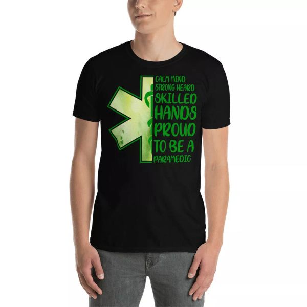 Calm Mind Strong Hearts Skilled Hands Proud To Be A Paramedic Cool Medical Shirt, White;black
Calm Mind Strong Hearts Skilled Hands Proud To Be A Paramedic Cool Medical Shirt, White;black