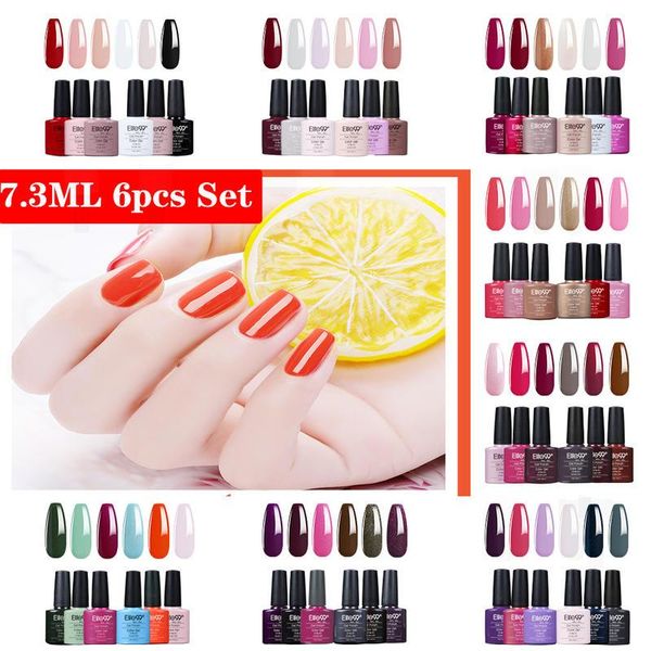 nail art kits elite99 6pcs 7.3ml classic color gel polish set soak off uv led varnish primer for manicure kit
nail art kits elite99 6pcs 7.3ml classic color gel polish set soak off uv led varnish primer for manicure kit