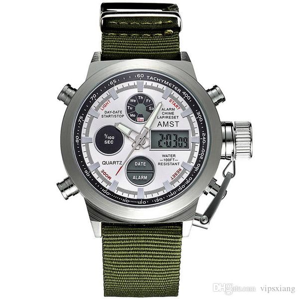 multi functional mountaineering sports watches domineering waterproof male form quartz nylon military watch tactical led dive 50m wristwatch, Slivery;brown
multi functional mountaineering sports watches domineering waterproof male form quartz nylon military watch tactical led dive 50m wristwatch, Slivery;brown
