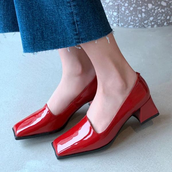 dress shoes lapolaka design genuine leather elegant trendy square toe chunky heels slip on office lady pumps woman, Black
dress shoes lapolaka design genuine leather elegant trendy square toe chunky heels slip on office lady pumps woman, Black