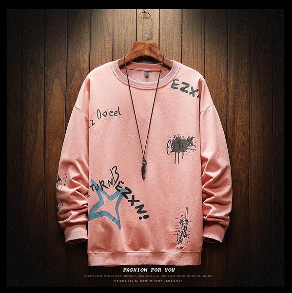 men's hoodies & sweatshirts spring men sports shirt loose hip-hop outdoor fashion personality patchwork letter print casual without cap, Black
men's hoodies & sweatshirts spring men sports shirt loose hip-hop outdoor fashion personality patchwork letter print casual without cap, Black