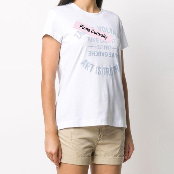 women's t-shirt blue letter flocking cotton women summer clothes 2021 short sleeve round neck simple basic tee shirt femme fashion, White
women's t-shirt blue letter flocking cotton women summer clothes 2021 short sleeve round neck simple basic tee shirt femme fashion, White
