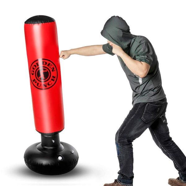 160cm kids adults boxing punching bag inflatable column standing fitness karate taekwondo practicing sand
160cm kids adults boxing punching bag inflatable column standing fitness karate taekwondo practicing sand