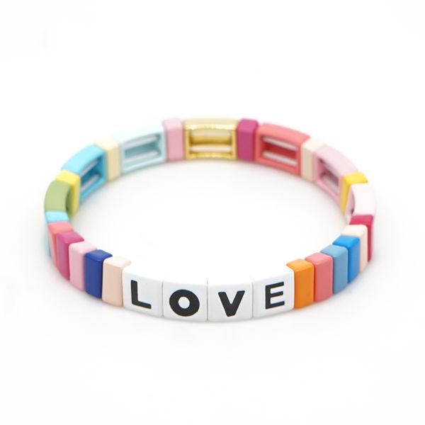 shinus enamel tile bracelet bangle 2020 women rainbow summer beach with love letter bracelets ladies jewelry bohemian jewellery, Black
shinus enamel tile bracelet bangle 2020 women rainbow summer beach with love letter bracelets ladies jewelry bohemian jewellery, Black