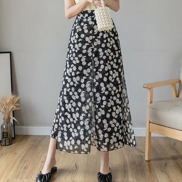 vintage little daisy chiffon womens pants high waist wide leg loose long culottes summer trousers, Black;white
vintage little daisy chiffon womens pants high waist wide leg loose long culottes summer trousers, Black;white