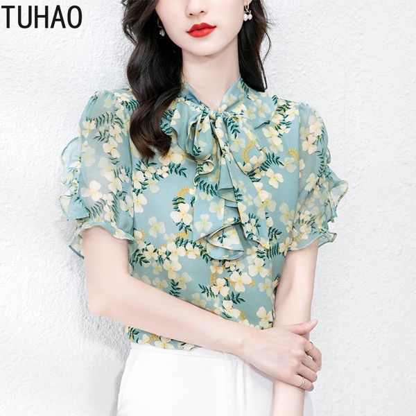 women's blouses & shirts tuhao plus size 4xl 3xl summer floral print blouse women shirt office lady female elegant ol, White
women's blouses & shirts tuhao plus size 4xl 3xl summer floral print blouse women shirt office lady female elegant ol, White