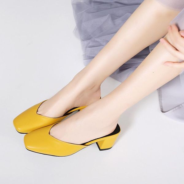 summer party mules square toe black white yellow fashion slip on high block heel slippers plus size women pumps 43 dress shoes
summer party mules square toe black white yellow fashion slip on high block heel slippers plus size women pumps 43 dress shoes