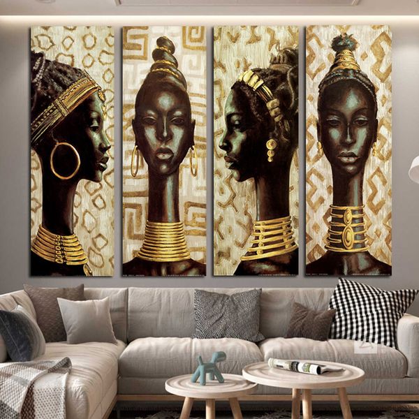 african black woman posters and prints canvas painting wall art pictures for living room home decoration no frame
african black woman posters and prints canvas painting wall art pictures for living room home decoration no frame