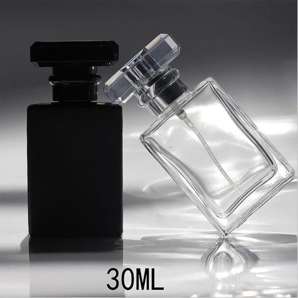 storage bottles & jars 30ml clear/black refillable glass spray perfume atomizer empty cosmetic container for travel vials
storage bottles & jars 30ml clear/black refillable glass spray perfume atomizer empty cosmetic container for travel vials
