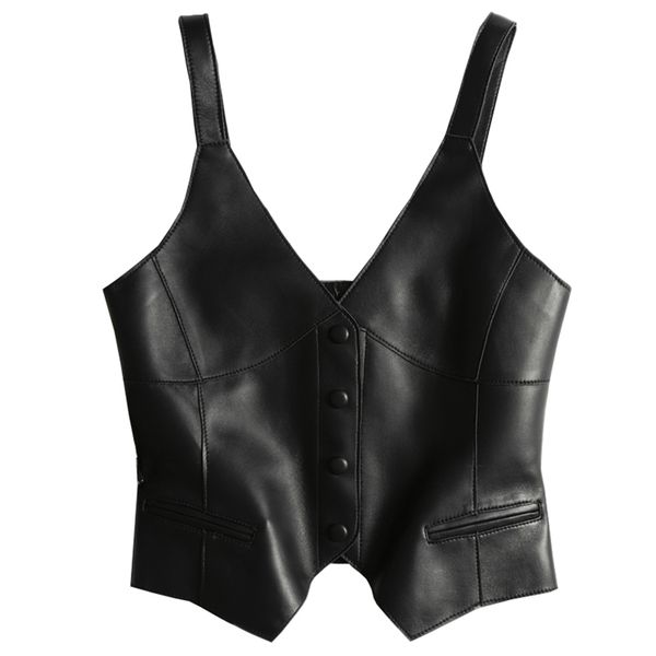 pu washed leather waistcoat wearing women's autumn and winter korean version was thin v-neck sleeveless vest 210909, Black;white
pu washed leather waistcoat wearing women's autumn and winter korean version was thin v-neck sleeveless vest 210909, Black;white