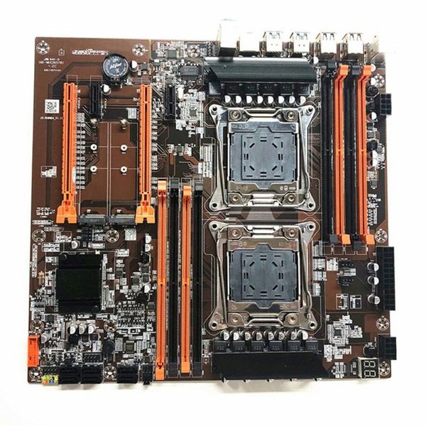 motherboards x99 dual cpu motherboard lga 2011 v3 e-atx usb3.0 sata3 with m.2 slots 8 dimm ddr4 mesmory gaming mining mainboard module
motherboards x99 dual cpu motherboard lga 2011 v3 e-atx usb3.0 sata3 with m.2 slots 8 dimm ddr4 mesmory gaming mining mainboard module