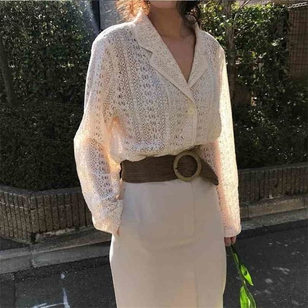 women blouse spring lace hollow out blouses ladies loose v collar long sleeve korean fashion blusa mujer 210525, White
women blouse spring lace hollow out blouses ladies loose v collar long sleeve korean fashion blusa mujer 210525, White