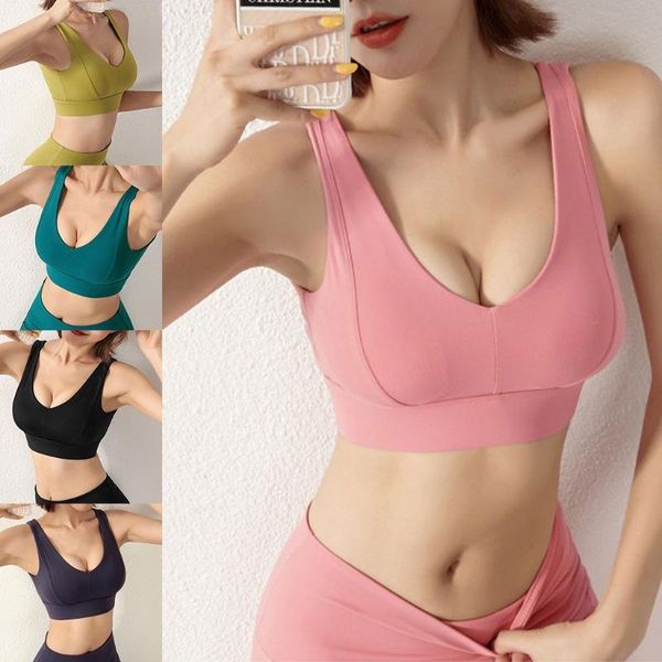 women shockproof running sports bra solid color backless yoga underwear crop a0ka outfit
women shockproof running sports bra solid color backless yoga underwear crop a0ka outfit