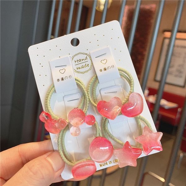 0j3 children's korean baby rubber band 4 pairs suit jelly accessories color children's hair accessories korean baby cartoon star love hair, Slivery;white
0j3 children's korean baby rubber band 4 pairs suit jelly accessories color children's hair accessories korean baby cartoon star love hair, Slivery;white