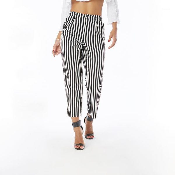 women's pants & capris high waist button up women strip printed ankle-length staight way office lady summer elegant trousers bottoms, Black;white
women's pants & capris high waist button up women strip printed ankle-length staight way office lady summer elegant trousers bottoms, Black;white