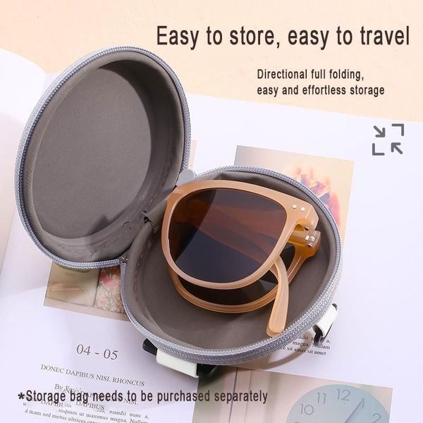 sunglasses folding round frame uv protection 2021 women trendy fashion classic vintage portable sun glasses gv, White;black
sunglasses folding round frame uv protection 2021 women trendy fashion classic vintage portable sun glasses gv, White;black