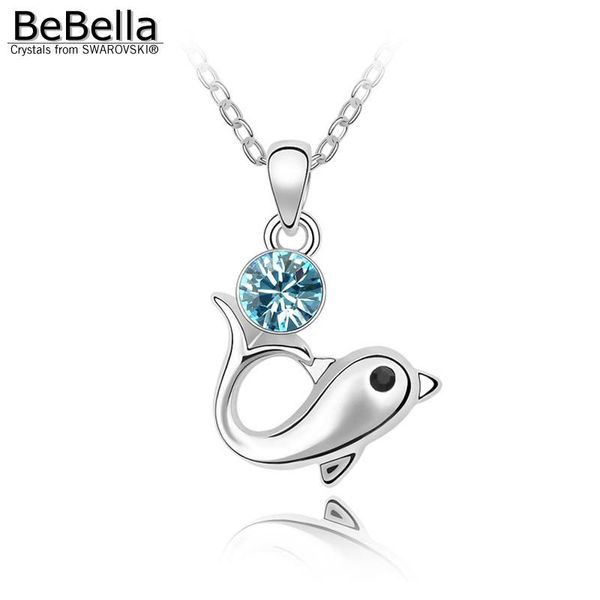 pendant necklaces bebella dolphin necklace with crystal from fashion jewelry for women girl birthday christams gift, Silver
pendant necklaces bebella dolphin necklace with crystal from fashion jewelry for women girl birthday christams gift, Silver