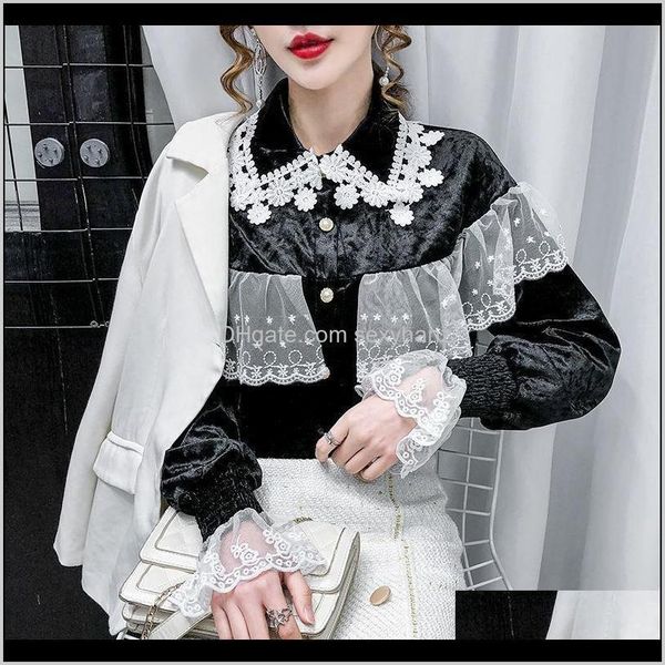 blouses womens clothing apparel drop delivery 2021 autumn winter women casual loose blouse female elegant long sleeve fashion lace korean st, White
blouses womens clothing apparel drop delivery 2021 autumn winter women casual loose blouse female elegant long sleeve fashion lace korean st, White