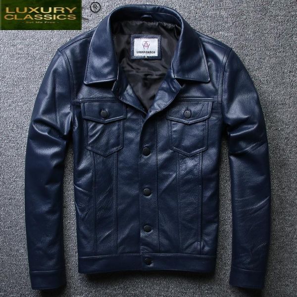 men's leather & faux 100% genuine coat men clothes 2021 streetwear motorcycle natural real cow jacket male jackets, Black
men's leather & faux 100% genuine coat men clothes 2021 streetwear motorcycle natural real cow jacket male jackets, Black