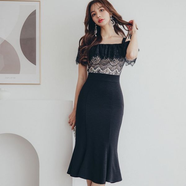 zawfl self portait women dresses summer lace slash neck backless vintage elegant mermaid dress 210525, Black;gray
zawfl self portait women dresses summer lace slash neck backless vintage elegant mermaid dress 210525, Black;gray