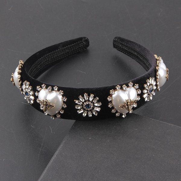 hair clips & barrettes fashion baroque inlaid rhinestone pearl heart-shaped bee headband ladies prom travel gift accessories 888, Golden;silver
hair clips & barrettes fashion baroque inlaid rhinestone pearl heart-shaped bee headband ladies prom travel gift accessories 888, Golden;silver