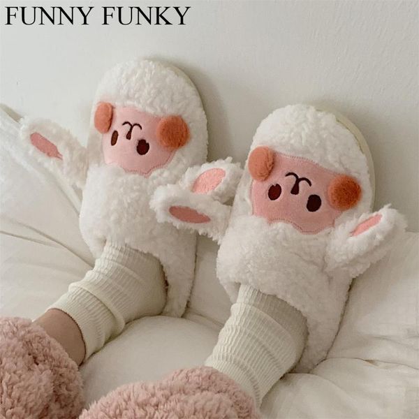 slippers funny funky winter women's cartoon animal short plush faux fur khaki fleece female shoes for women 2021 house slip on, Black
slippers funny funky winter women's cartoon animal short plush faux fur khaki fleece female shoes for women 2021 house slip on, Black
