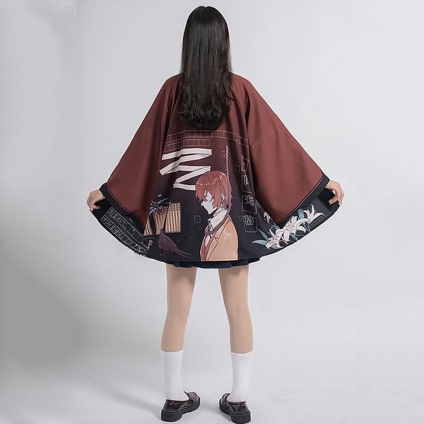 bungou stray dogs japanese kimonos woman kimono cardigan osamu dazai cosplay shirt blouse for women yukata summer kimono, White
bungou stray dogs japanese kimonos woman kimono cardigan osamu dazai cosplay shirt blouse for women yukata summer kimono, White
