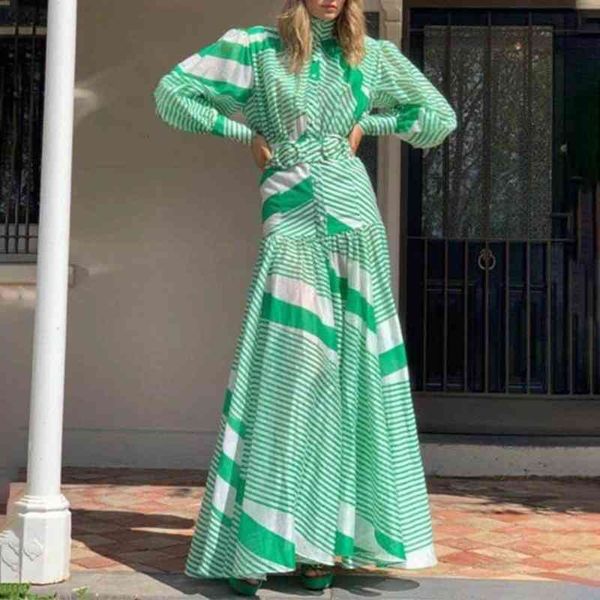 australia's latest holiday style lantern sleeve striped contrast print, Black;gray
australia's latest holiday style lantern sleeve striped contrast print, Black;gray