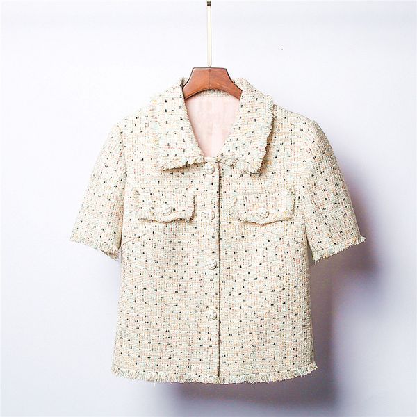 skirts 2021 of the fine summer women tweed jackets stylish short sleeve jacket b926, Black
skirts 2021 of the fine summer women tweed jackets stylish short sleeve jacket b926, Black