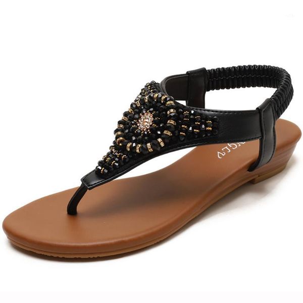 sandals retro women flip flops for female crystal string bead design flats shoes ladies casual light beach footwear girls summer1, Black
sandals retro women flip flops for female crystal string bead design flats shoes ladies casual light beach footwear girls summer1, Black