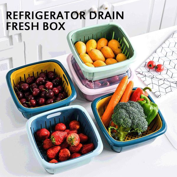 colanders & strainers double drain basket washing kitchen refrigerator strainer vegetable fruit storage dry double-layer sink filter shelf
colanders & strainers double drain basket washing kitchen refrigerator strainer vegetable fruit storage dry double-layer sink filter shelf