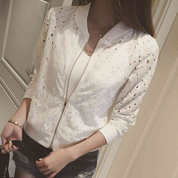 women's jackets women summer breathable jacket autumn white lace long sleeve sunscreen thin coat floral hollow out zipper bomber alga, Black;brown
women's jackets women summer breathable jacket autumn white lace long sleeve sunscreen thin coat floral hollow out zipper bomber alga, Black;brown