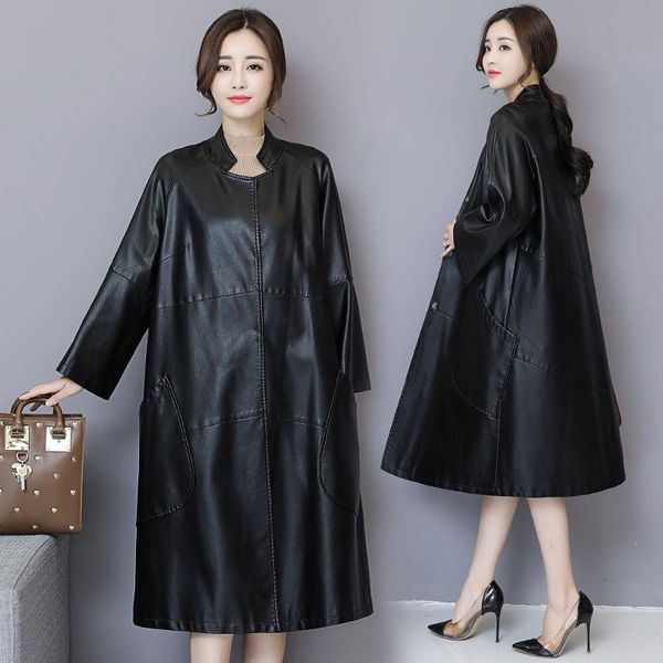 women's leather & faux genuine jackets women real sheepskin long coat outwear trench, Black
women's leather & faux genuine jackets women real sheepskin long coat outwear trench, Black