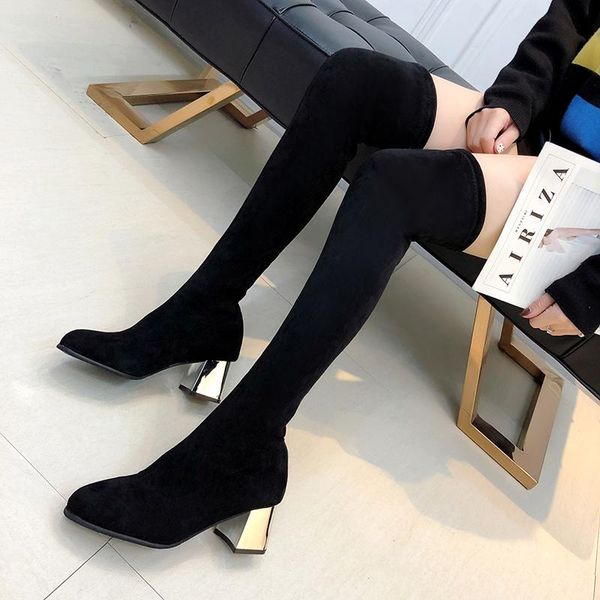 boots llogai plus size 35-43 winter over the knee women stretch fabric thigh high woman shoes long bota feminina, Black
boots llogai plus size 35-43 winter over the knee women stretch fabric thigh high woman shoes long bota feminina, Black