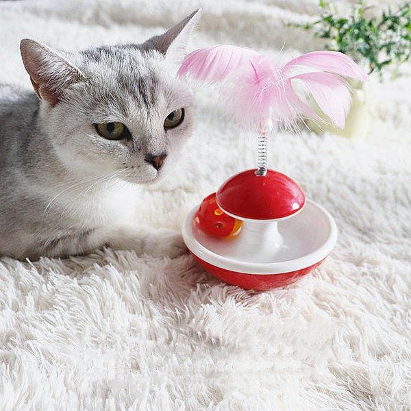 pet products cat teasing toy elastic spring training feather bell tumbler tease interactive toys ball
pet products cat teasing toy elastic spring training feather bell tumbler tease interactive toys ball