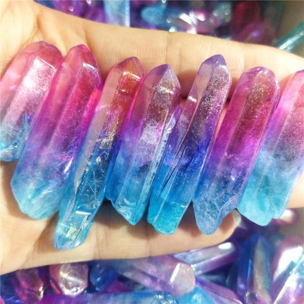 decorative objects & figurines real quartz crystals natural double color electroplated angel aura specimen healing points protection energy
decorative objects & figurines real quartz crystals natural double color electroplated angel aura specimen healing points protection energy