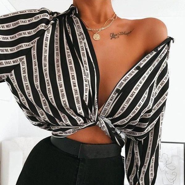 women's t-shirt women shirt shirts for kawaii clothes european and american temperament street striped off shoulder fashion, White
women's t-shirt women shirt shirts for kawaii clothes european and american temperament street striped off shoulder fashion, White