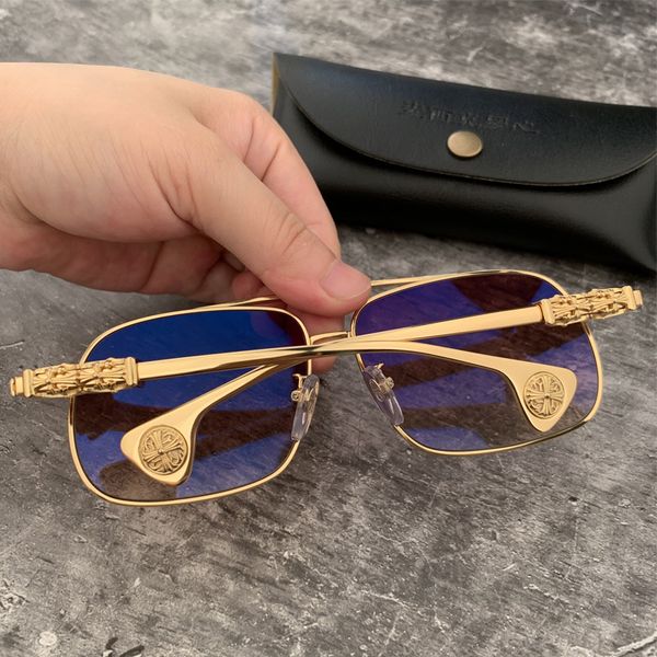 designer crosin personality heavy square men's sunglasses inner coating polarizing driver's glasses metal legs, White;black
designer crosin personality heavy square men's sunglasses inner coating polarizing driver's glasses metal legs, White;black