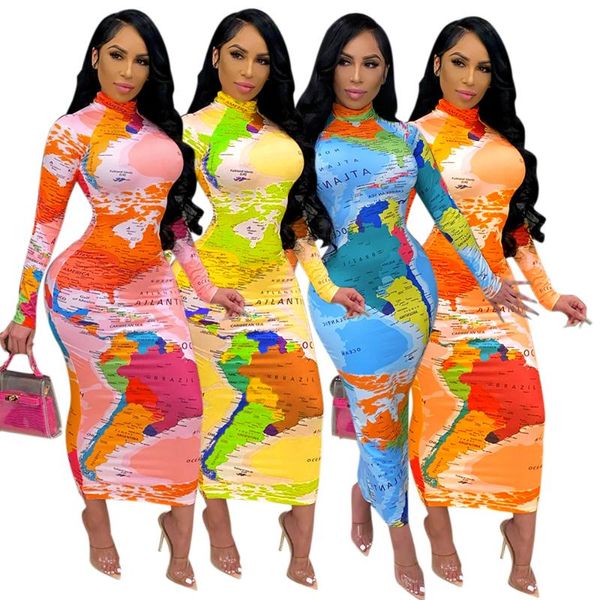 casual dresses zaggin 2021 autumn women printed 4-colors skinny plus size long dress lady turtleneck sleeve bodycon maxi, Black;gray
casual dresses zaggin 2021 autumn women printed 4-colors skinny plus size long dress lady turtleneck sleeve bodycon maxi, Black;gray