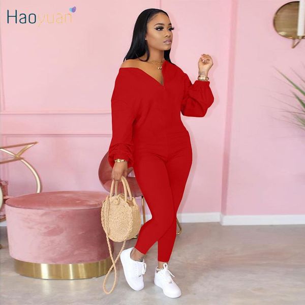 women's jumpsuits & rompers haoyuan bodycon womens long sleeve zip fall fashion clothes tracksuit one piece club outfits streetwear, Black;white
women's jumpsuits & rompers haoyuan bodycon womens long sleeve zip fall fashion clothes tracksuit one piece club outfits streetwear, Black;white