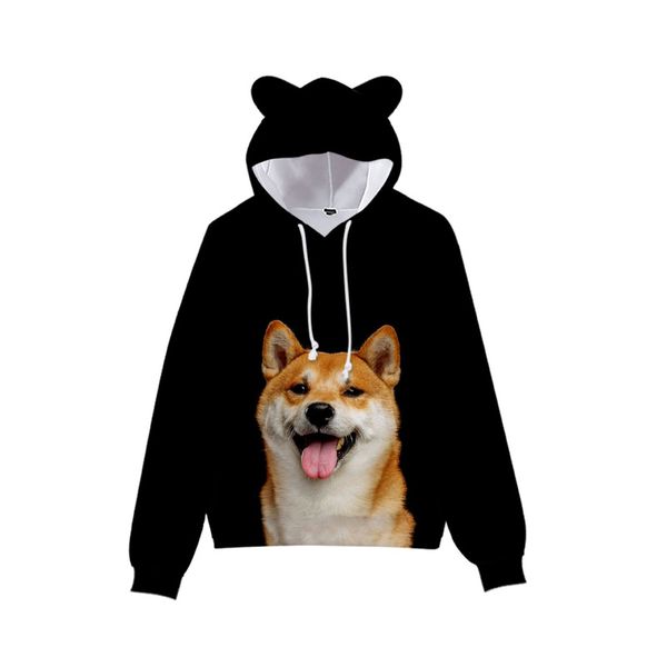 happy corgi print cute boy girl clothes hooded 3d printed hooded sweater autumn early winter ears hooded pullover, Black
happy corgi print cute boy girl clothes hooded 3d printed hooded sweater autumn early winter ears hooded pullover, Black