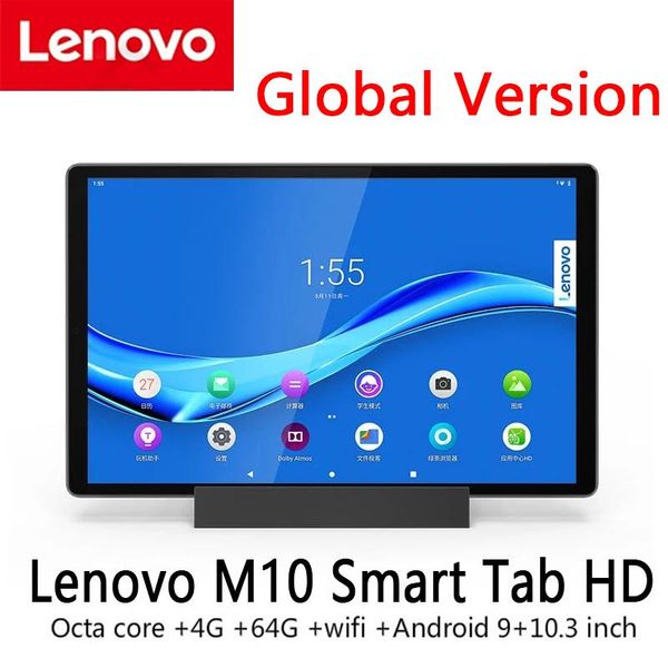 global version lenovo smart tab m10 hd x606x mediatek p22t octa core 4g ram 64g rom 10.3 inch wifi android 9 tablet pc
global version lenovo smart tab m10 hd x606x mediatek p22t octa core 4g ram 64g rom 10.3 inch wifi android 9 tablet pc