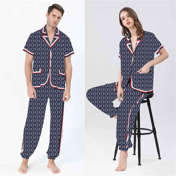 couple designer suit sleepwear full letter pajamas spring summer long sleeve shorts trousers home wear 2 piece set for men women, Black;red
couple designer suit sleepwear full letter pajamas spring summer long sleeve shorts trousers home wear 2 piece set for men women, Black;red
