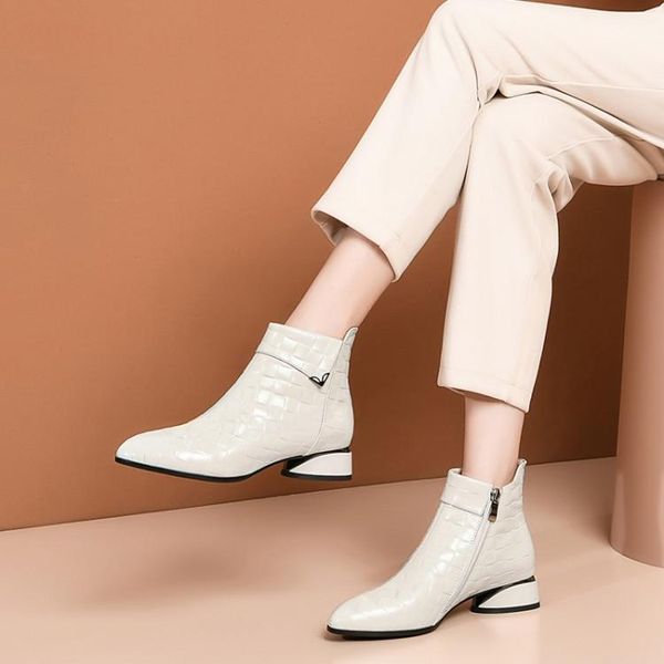 boots mljuese 2021 women ankle cow leather beige color checkered zippers winter short plush round heels size 411, Black
boots mljuese 2021 women ankle cow leather beige color checkered zippers winter short plush round heels size 411, Black