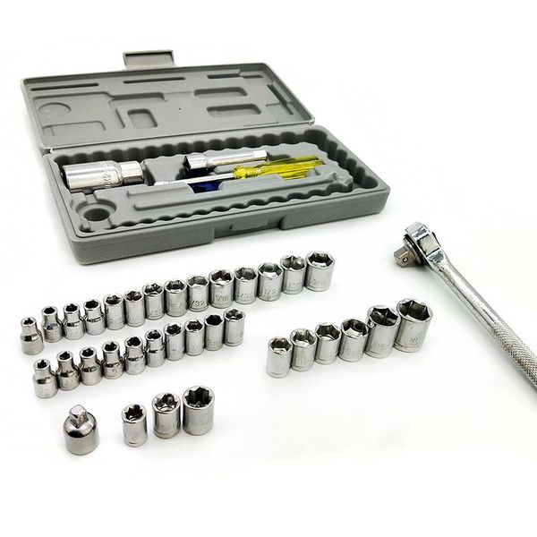 tool organizers 40pcs socket set tools box professional car repair garage storage toolbox screwdriver outils gadgets sets
tool organizers 40pcs socket set tools box professional car repair garage storage toolbox screwdriver outils gadgets sets