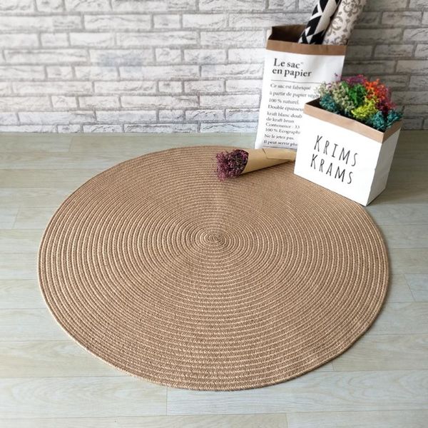 carpets hand-made jute circular carpet modern simple door round floor mats american country natural rug.
carpets hand-made jute circular carpet modern simple door round floor mats american country natural rug.