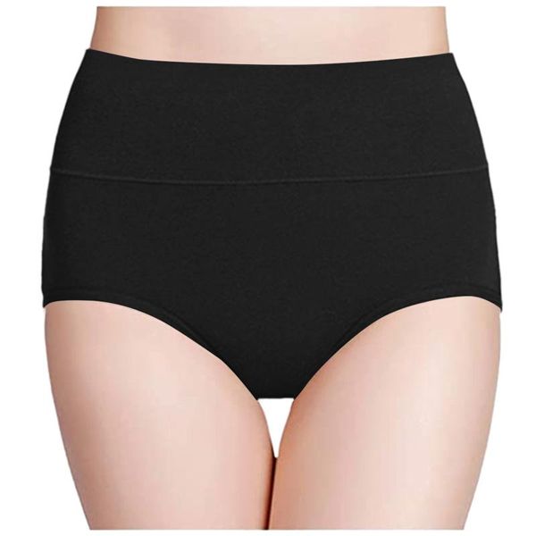 women's panties cotton briefs high waisted underwear stretch soft full coverage women, Black;pink
women's panties cotton briefs high waisted underwear stretch soft full coverage women, Black;pink