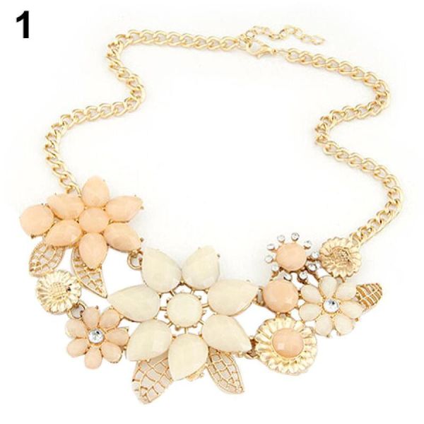 chains 70% sell fashion women's resin flower chain pendant choker bib statement collar necklace, Silver
chains 70% sell fashion women's resin flower chain pendant choker bib statement collar necklace, Silver